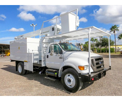 2007 VERSALIFT VO255 MOUNTED ON 2007 FORD F750